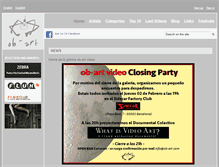 Tablet Screenshot of ob-art.com